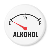 Alkohol Tankanzeige Fridge Magnet