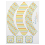 All Aboard Cupcake Wrapper Custom Flyer