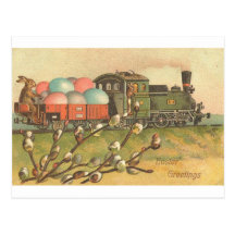 All Aboard ! The Easter Train ! Postcards