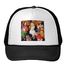 ALL ABOUT ALICE IN WONDERLAND TRUCKER HAT
