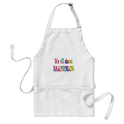 All About Barbequing Apron by Aboutfun