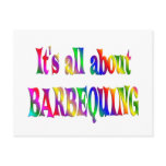 All About Barbequing Postcards