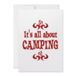 ALL ABOUT CAMPING INVITATION