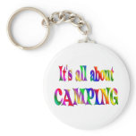 All About Camping Keychain