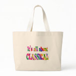 All About Classical Canvas Bag