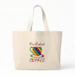 All About Coffee Tote Bags