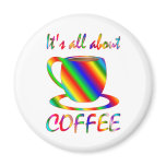 All About Coffee Magnet
