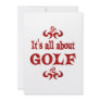 ALL ABOUT GOLF ANNOUNCEMENT