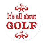 ALL ABOUT GOLF stickers