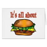 All About Hamburgers Card