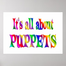 All About Puppets Print