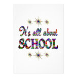 ALL ABOUT SCHOOL PERSONALISED INVITES