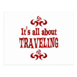 ALL ABOUT TRAVELING POST CARD