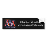 All Action Wrestling bumper stickers