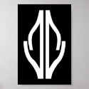 ALL ALONE LOGO posters