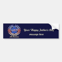 All American Dad Bumper Sticker