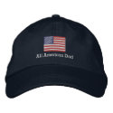All American Dad Flag Hat embroidered hats