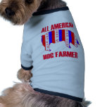 ALL AMERICAN HOG FARMER pet clothing