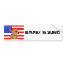 All American Pooch Bumper Stickers