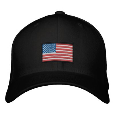 All American USA Embroidered Baseball Cap by spacedust