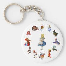 ALL AROUND ALICE IN WONDERLAND KEY CHAINS
