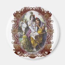 All-Attractive Couple Fridge Magnet