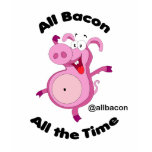 All bacon t-shirt black