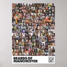 All Beards poster - A3 format