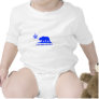 All Blue Weed CA T Shirt