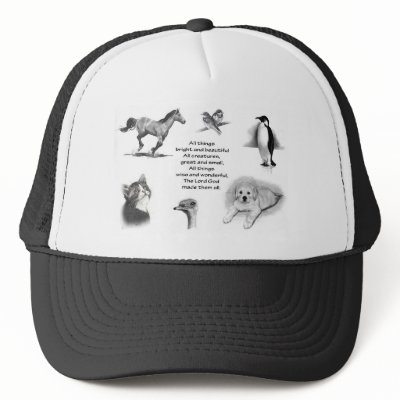 All Creatures Great And Small: Animals: Scripture Hat by JoyinFaith
