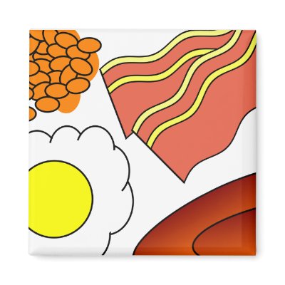 All Day Breakfast Refrigerator Magnets by ChocolateJava