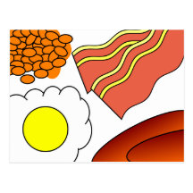 All Day Breakfast Post Card