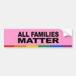 All families matter bumper sticker