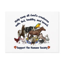 All Gods Creatures Humane Society Post Cards