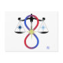 All Gods Universal Power Colour - Religious Symbol Post Cards