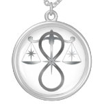 All Gods Universal Power Monochrome Symbol Personalized Necklace
