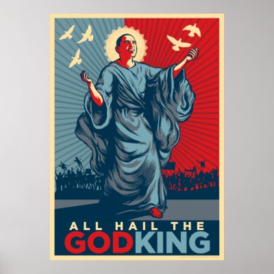 All Hail The God-King Poster by Libertymaniacs
