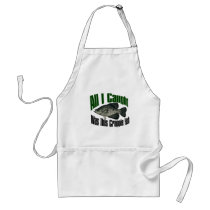 All I caught was this crappie fish apron