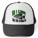All I caught was this crappie fish hats