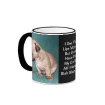 All I hear is "blah blah blah" Coffee Mug