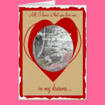 All I know is that you love me in my dreams cards
