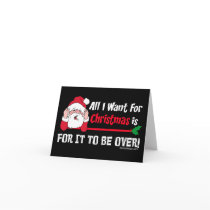 All I want for Christmas