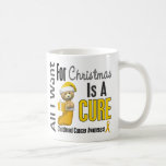 All I Want For Christmas Childhood Cancer Coffee Mug