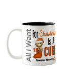 All I Want For Christmas Leukaemia Mug