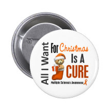 All I Want For Christmas Multiple Sclerosis Pins