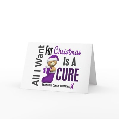 All I Want For Christmas Pancreatic Cancer by awarenessgifts