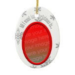 All I want for Christmas Photo Frame Ornament
