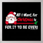 All I want for Christmas Poster posters