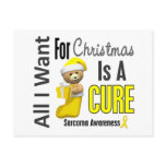 All I Want For Christmas Sarcoma postcards