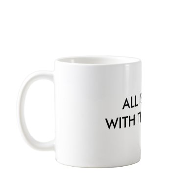 ALL IS RIGHT WITH THE WROLD MUGS by jokerusn